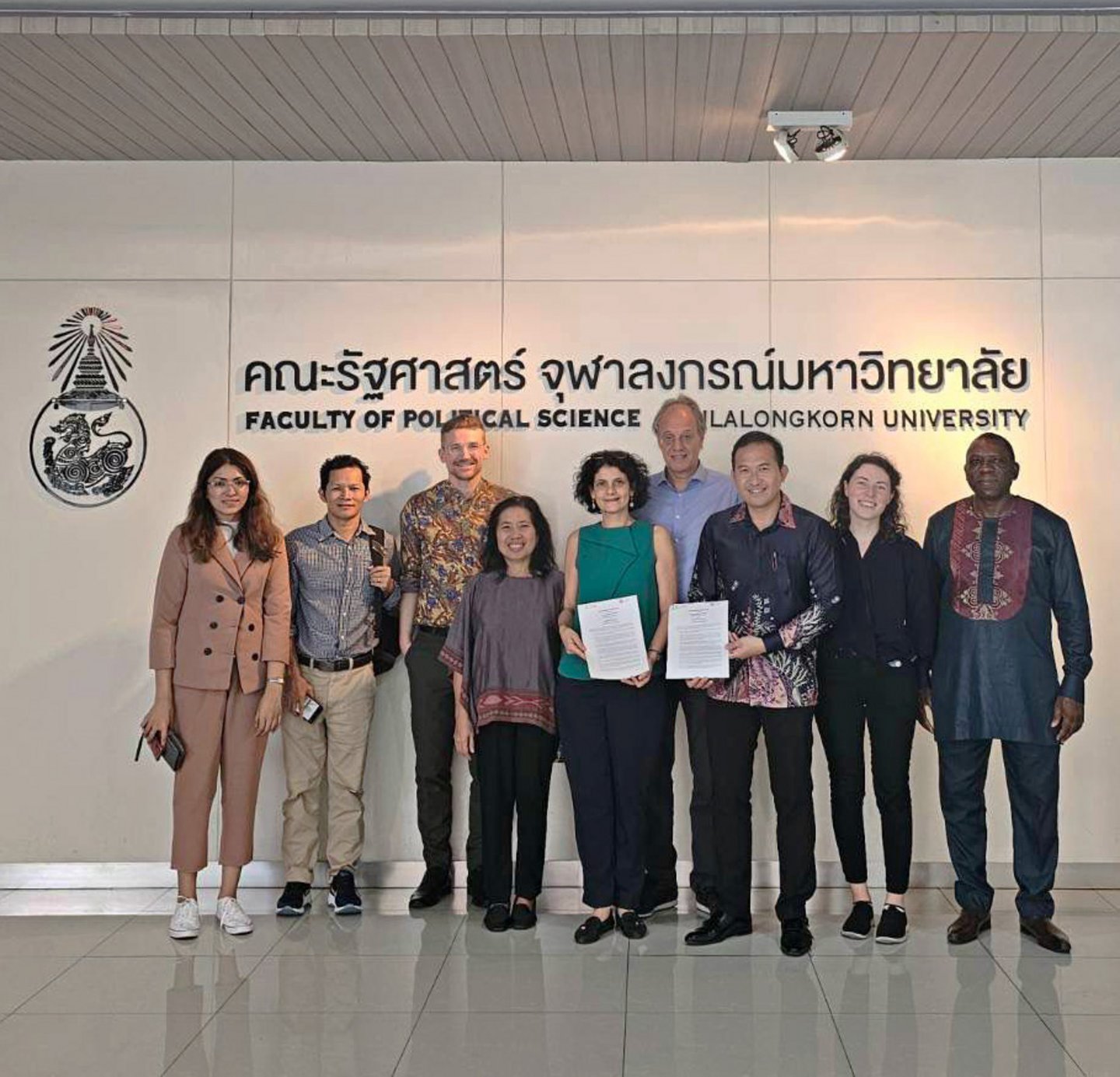Project Meeting at Chulalongkorn University. Photo taken by Chatkaew Kruidang