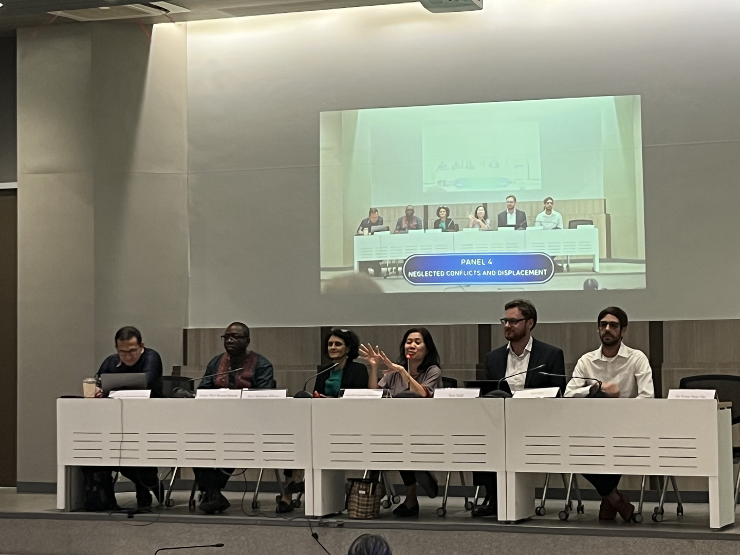Panel on “Neglected Conflicts and Displacement” at the International Migrants Day Conference, Chulalongkorn University.